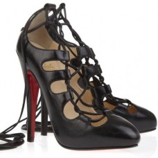 Christian Louboutin Bloody 120 mm-es Mary Jane Pumps Fekete