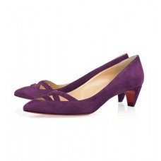 Christian Louboutin Manue 40 mm-es pumpák lila