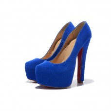 Christian Louboutin Daffy 160 mm-es pumpák kék
