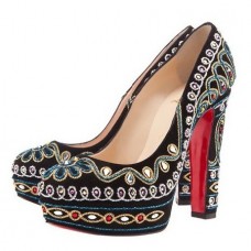 Christian Louboutin Devidas 140 mm-es szivattyúk fekete