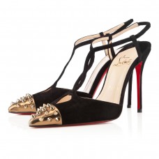 Christian Louboutin Geotistrap 100mm Pumps Fekete/Bronz