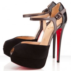 Christian Louboutin No.299 140mm szandál fekete