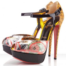Christian Louboutin No.299 140mm szandálok többszínű