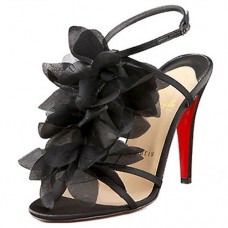Christian Louboutin Petal 70mm szandál fekete
