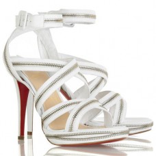 Christian Louboutin Rodita 120mm szandál fehér
