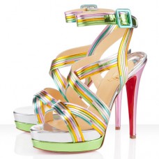 Christian Louboutin Meteorita 140mm szandálok többszínű