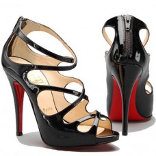 Christian Louboutin Croisilleta 120mm szandál, fekete