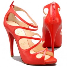 Christian Louboutin Croisilleta 120mm szandál, piros