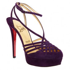 Christian Louboutin Tres Francaise 140mm szandál lila