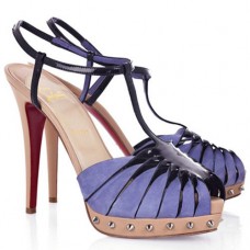 Christian Louboutin Zigounette 140mm szandál lila